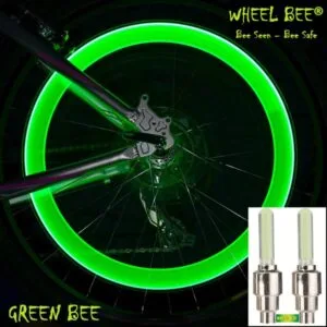 Bicycle lights CYCLE BEE - Green (pair)
