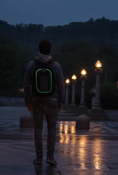 LED Backpack REVOLUTION - Black Grey - Image 8