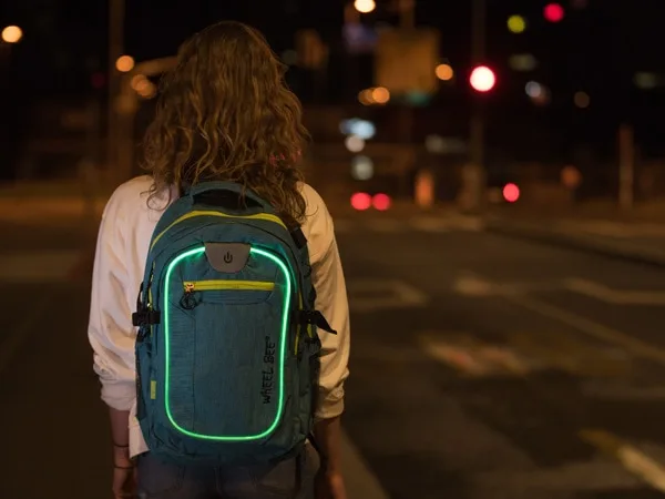LED Backpack REVOLUTION - Turquise - Image 7