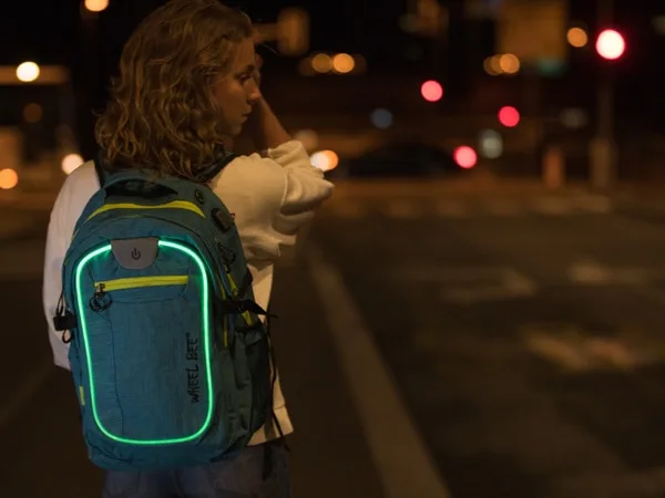 LED Backpack REVOLUTION - Turquise - Image 6
