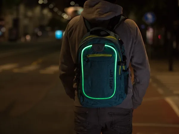 LED Backpack REVOLUTION - Turquise - Image 4