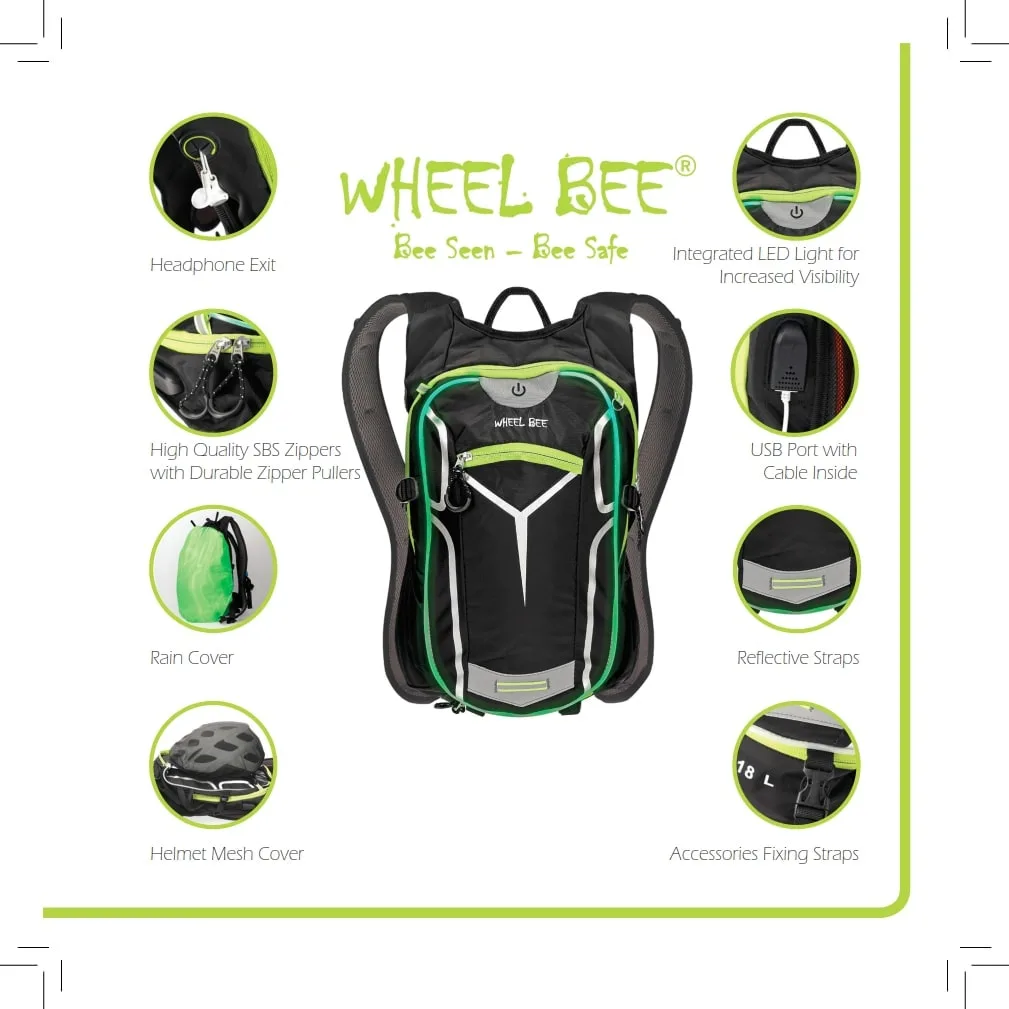 LED Backpack STELVIO - Black - Image 6