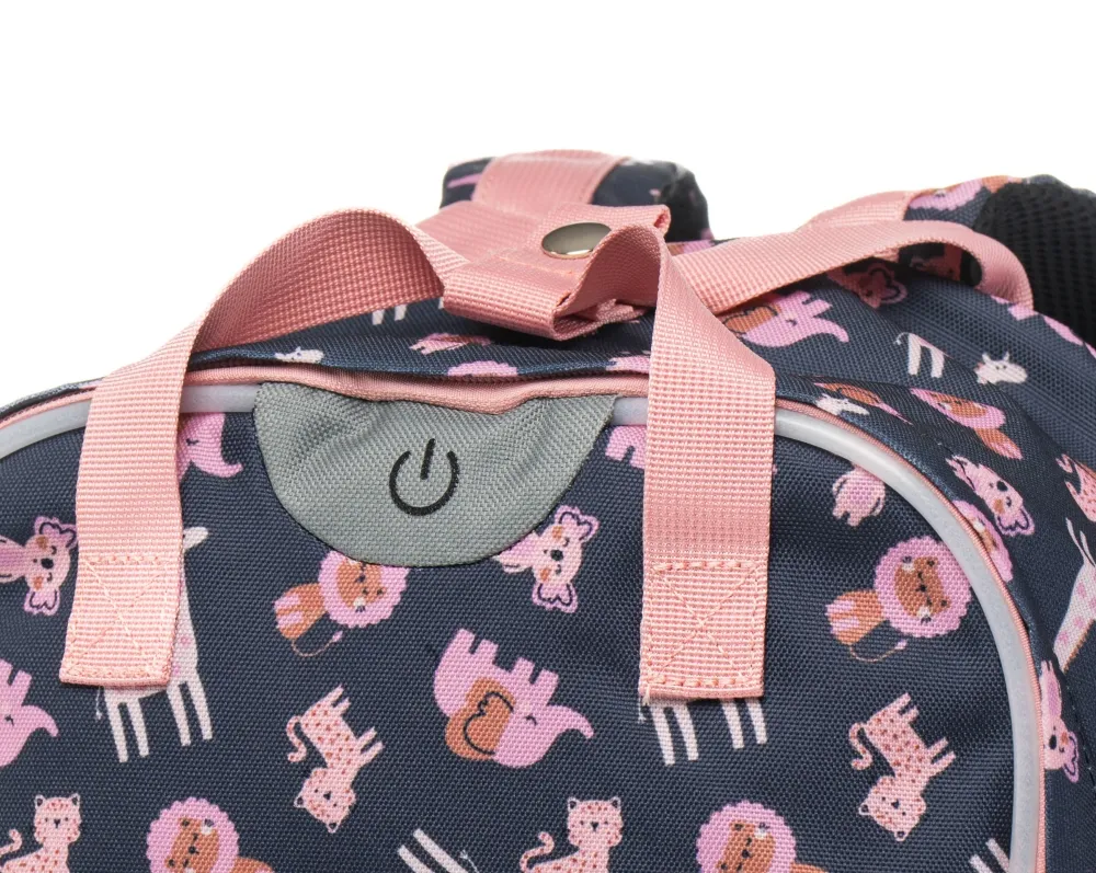 LED Kids Backpack SAFARI - Girl - Image 6