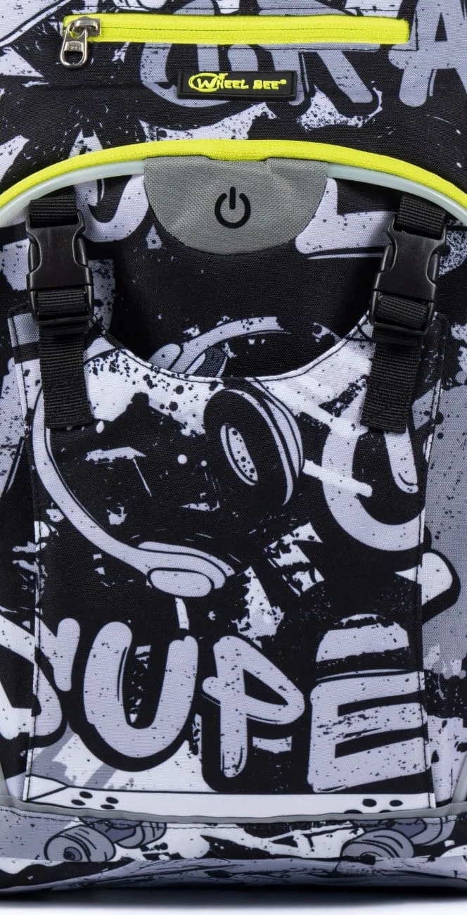 LED backpack GENERATION Z – Dude | Wheel Bee-Bee Seen-Bee Safe