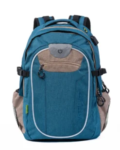 LED Backpack REVOLUTION - Blue Brown