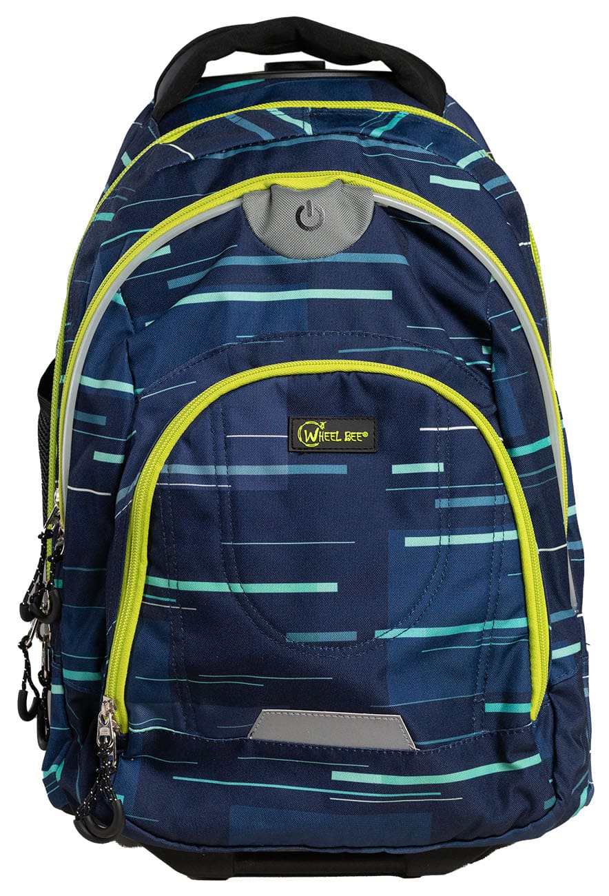 Nahrbtnik - TROLLEY - Blue green lines - slika 2
