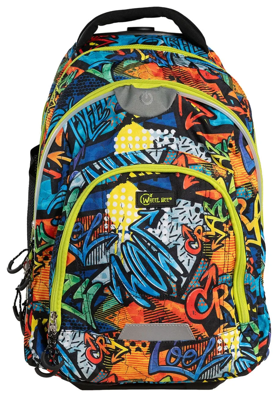 LED Backpack TROLLEY - Crazy street - Image 2