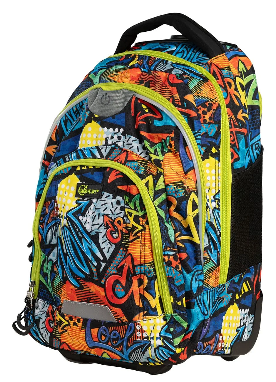 LED Backpack TROLLEY - Crazy street - Image 6